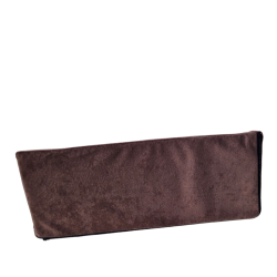 Multifunktionales Keilkissen 35x45x20 cm - zum Liegen, Lesen und als Beinauflage - 1021 Braun