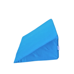 Multifunktionales Keilkissen 35x45x20 cm - zum Liegen, Lesen und als Beinauflage - 1331 Blau