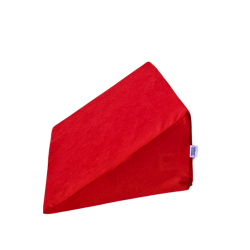 Multifunktionales Keilkissen 35x45x20 cm - zum Liegen, Lesen und als Beinauflage - 3100 Rot