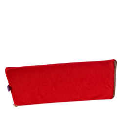 Multifunktionales Keilkissen 35x45x20 cm - zum Liegen, Lesen und als Beinauflage - 3100 Rot