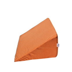 Multifunktionales Keilkissen 35x45x20 cm - zum Liegen, Lesen und als Beinauflage - 1333 Orange