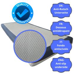 Matratzenbezug MIDNIGHT 90x200 (15–18 cm) mit Reißverschluss, elastisch, rutschfest, waschbar bei 30°C | Natalia Spzoo