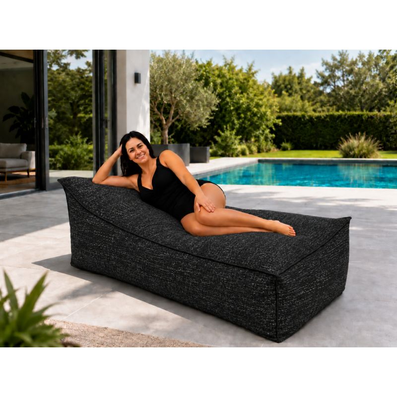 Maxi Outdoor Daybed 200x90x40 cm – große Gartenliege, Relaxliege, XXL-Sitzsack 01