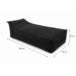 Maxi Indoor 200x90x40 cm – große Relaxliege und XXL-Sitzsack B15