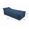 Maxi Indoor 200x90x40 cm – große Relaxliege und XXL-Sitzsack B39