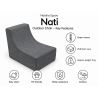 Nati Outdoor 55x75x70 cm – Gartensessel, Loungesessel für Terrasse und Garten 23