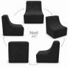 Nati Indoor 55x75x70 cm – Loungesessel, Relaxsessel für Wohnzimmer B15