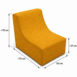 Nati Indoor 55x75x70 cm – Loungesessel, Relaxsessel für Wohnzimmer B33