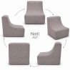 Nati Indoor 55x75x70 cm – Loungesessel, Relaxsessel für Wohnzimmer B50
