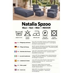 Maxi Indoor 200x90x40 cm – große Relaxliege und XXL-Sitzsack B40