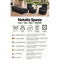 Nati Indoor 55x75x70 cm – Loungesessel, Relaxsessel für Wohnzimmer B15