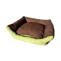 Hundebett Max - Größe S - braun/grün
