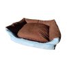 Hundebett Max - Größe L - braun/blau