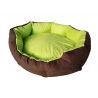 Hundebett Nora - Größe S - braun/grün