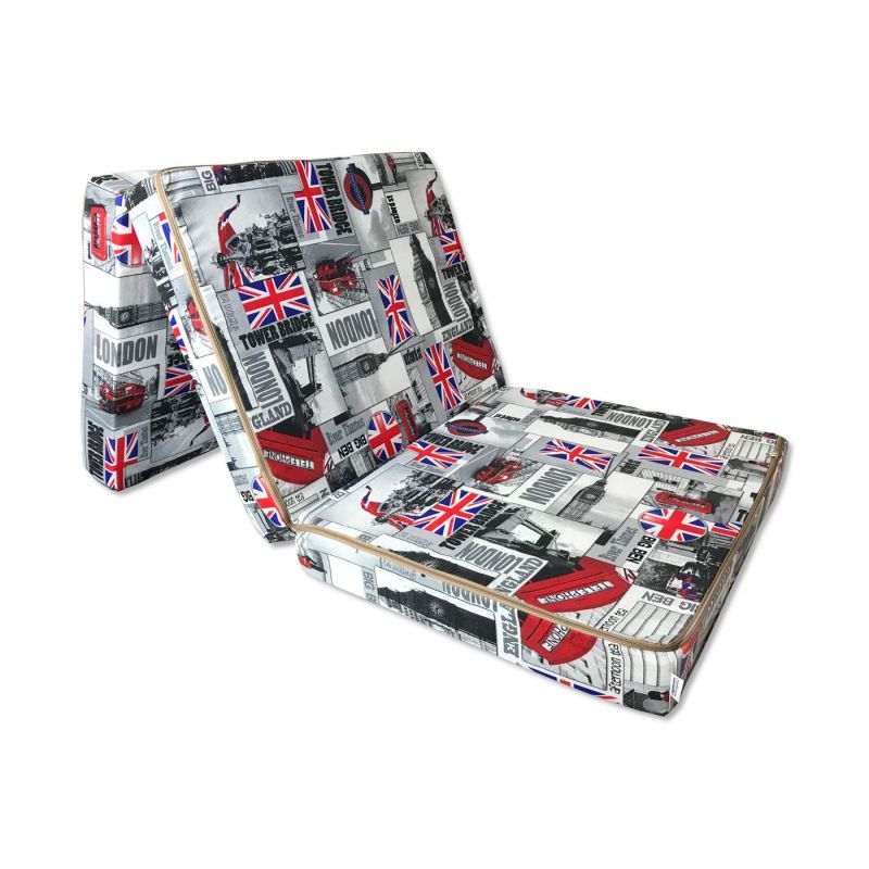 Faltmatratze 195 cm x 65 cm x 10 cm - LONDON