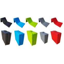 Gymnastik Klappmatratze 195 x 65 x 8 cm Grün