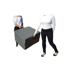 Klappmatratze visco Lux würfel 195 x 75 x 15 cm Anthrazit