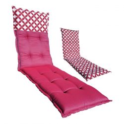 Relaxauflage, Relax-Sessel-Auflage 170 x 45 cm mit Gurtband und Bindekordeln 2863404