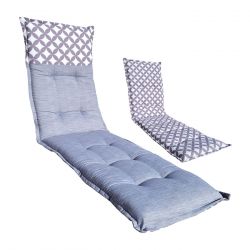 Relaxauflage, Relax-Sessel-Auflage 170 x 45 cm mit Gurtband und Bindekordeln 2864104