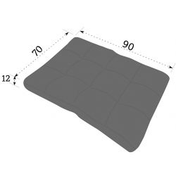 Natalia Spzoo Bodenmatratze, Bodenkissen, Hundebett 90 x 70 x 12 cm MS002