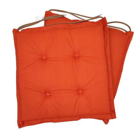 Stuhlkissen 40x40x3 cm 003 - 2er-Pack