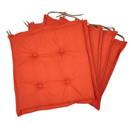 Stuhlkissen 40x40x3 cm 003 - 4er-Pack