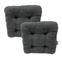 Set von 2 softkissen Stuhlkissen 40 x 40 x 8 cm - 1008