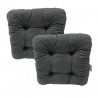 Set von 2 softkissen Stuhlkissen 40 x 40 x 8 cm - 1008