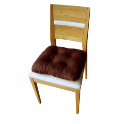 Set von 2 softkissen Stuhlkissen 38 x 38 x 8 cm - 1021