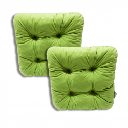 Set von 2 softkissen Stuhlkissen 40 x 40 x 8 cm - 1229