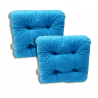 Set von 2 softkissen Stuhlkissen 38 x 38 x 8 cm - 1331