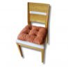 Set von 4 Softkissen Stuhlkissen 38 x 38 x 8 cm - 1000