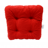 Set von 4 Softkissen Stuhlkissen 38 x 38 x 8 cm - 3100