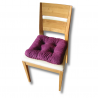 Set von 6 Softkissen Stuhlkissen 38 x 38 x 8 cm - 1224