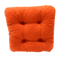 Set von 6 Softkissen Stuhlkissen 38 x 38 x 8 cm - 1333