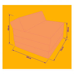 Klappmatratze Schlafsessel 200 x 70 x 10 cm - 1021