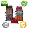 Stuhlkissen 40x40x3 cm 0001 - 6er-Pack