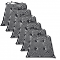 Stuhlkissen 40x40x3 cm 1008 - 2er-Pack