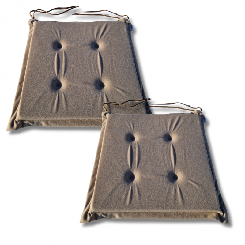 Stuhlkissen 40x40x3 cm 1009 - 2er-Pack