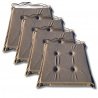 Stuhlkissen 40x40x3 cm 1009 - 2er-Pack