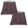 Stuhlkissen 40x40x3 cm 1021 - 2er-Pack