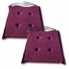 Stuhlkissen 40x40x3 cm 1224 - 2er-Pack