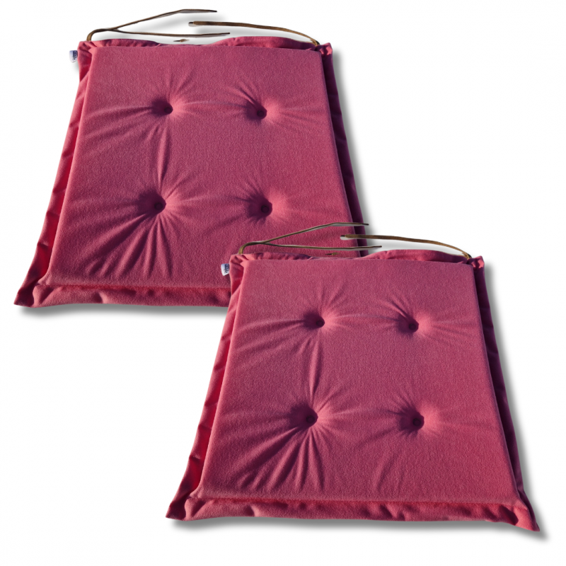 Stuhlkissen 40x40x3 cm 1227 - 2er-Pack