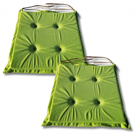 Stuhlkissen 40x40x3 cm 1229 - 2er-Pack