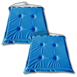 Stuhlkissen 40x40x3 cm 1331- 2er-Pack