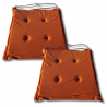 Stuhlkissen 40x40x3 cm 1333 - 2er-Pack