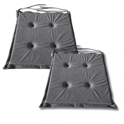 Stuhlkissen 40x40x3 cm 1008 - 4er-Pack