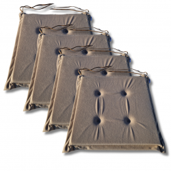Stuhlkissen 40x40x3 cm 1009 - 4er-Pack