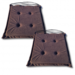 Stuhlkissen 40x40x3 cm 1021- 4er-Pack