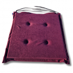 Stuhlkissen 40x40x3 cm 1224 - 4er-Pack